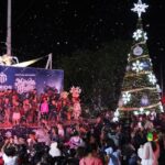 Encienden en el sur de Mérida el sexto Árbol Navideño Monumental