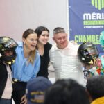 Cecilia Patrón supera la meta de Chambea Seguro con más de 1 mil 200 cascos gratuitos entregados.