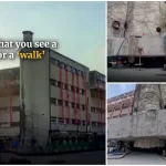 ¿Cómo un edificio de 7 mil toneladas caminó 60 metros en China?