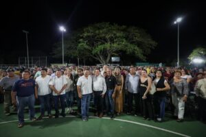 Obras En Telchac Pueblo Amplían Deporte Nocturno Y Convivencia Familiar