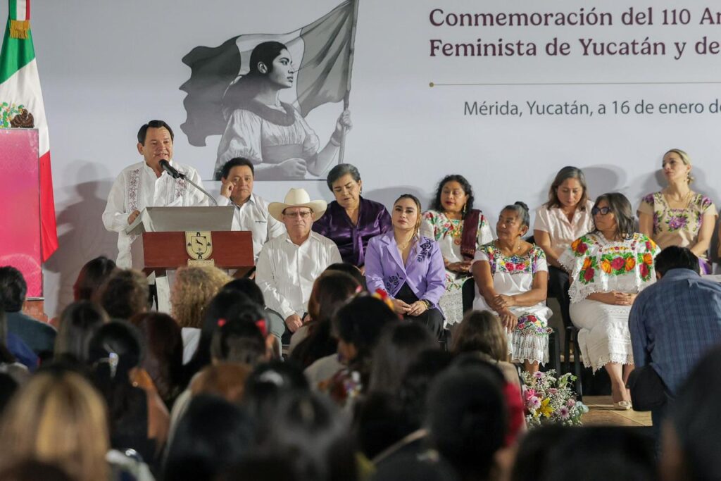 Conmemoran legado del Primer Congreso Feminista de Yucatán y de México a 110 años de su historia