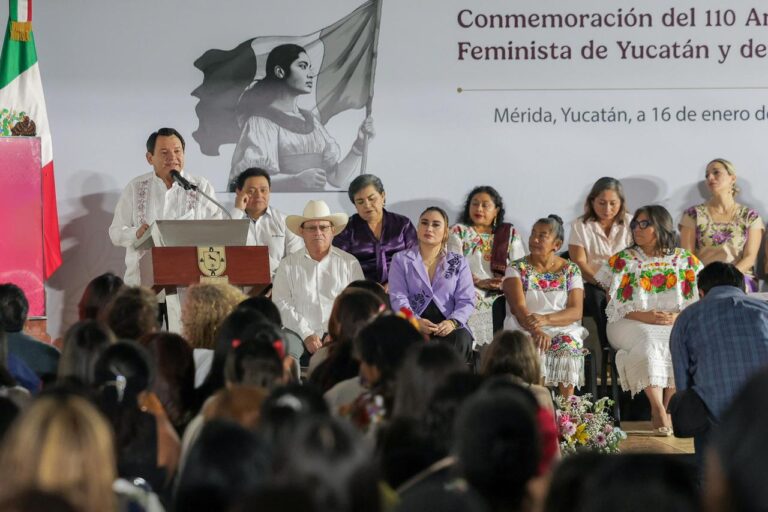 Conmemoran legado del Primer Congreso Feminista de Yucatán y de México a 110 años de su historia
